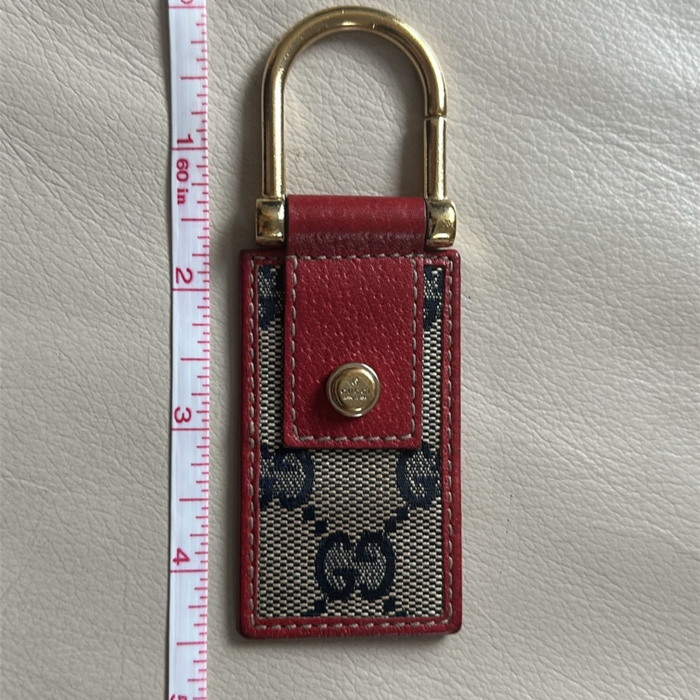 Gucci Vintage D-Ring Keychain / Bag Charm - Picture 8 of 9
